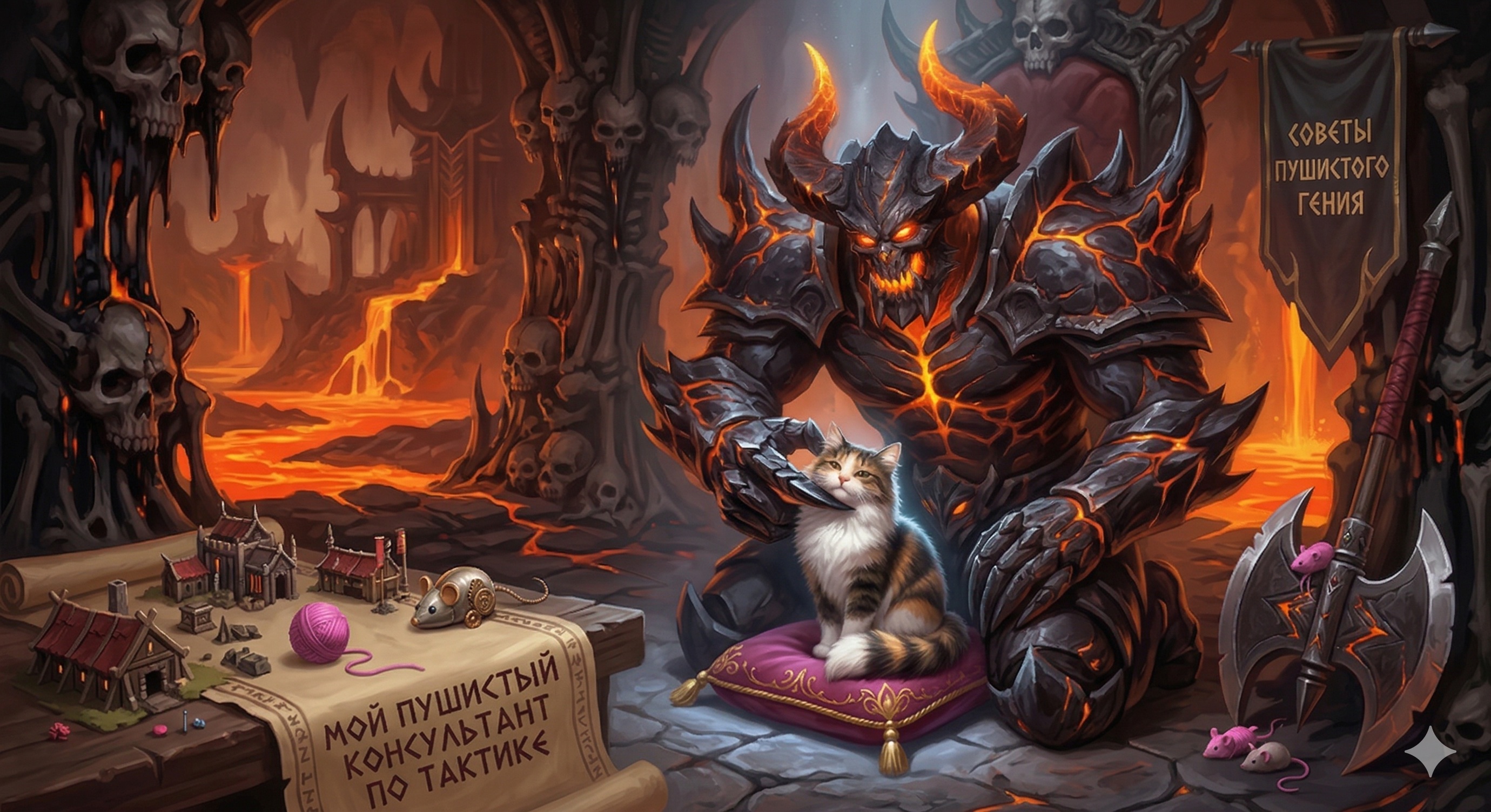 Главный стратег всегда пушистый.